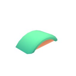 Block Grass Curve Low